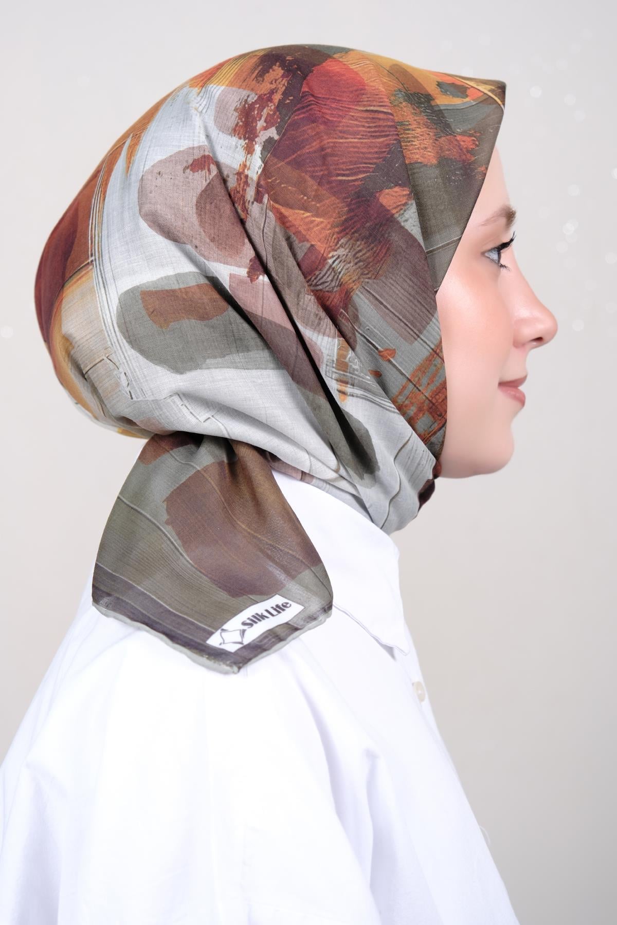 Silk Life Firuze Soft Eşarp 1712-1