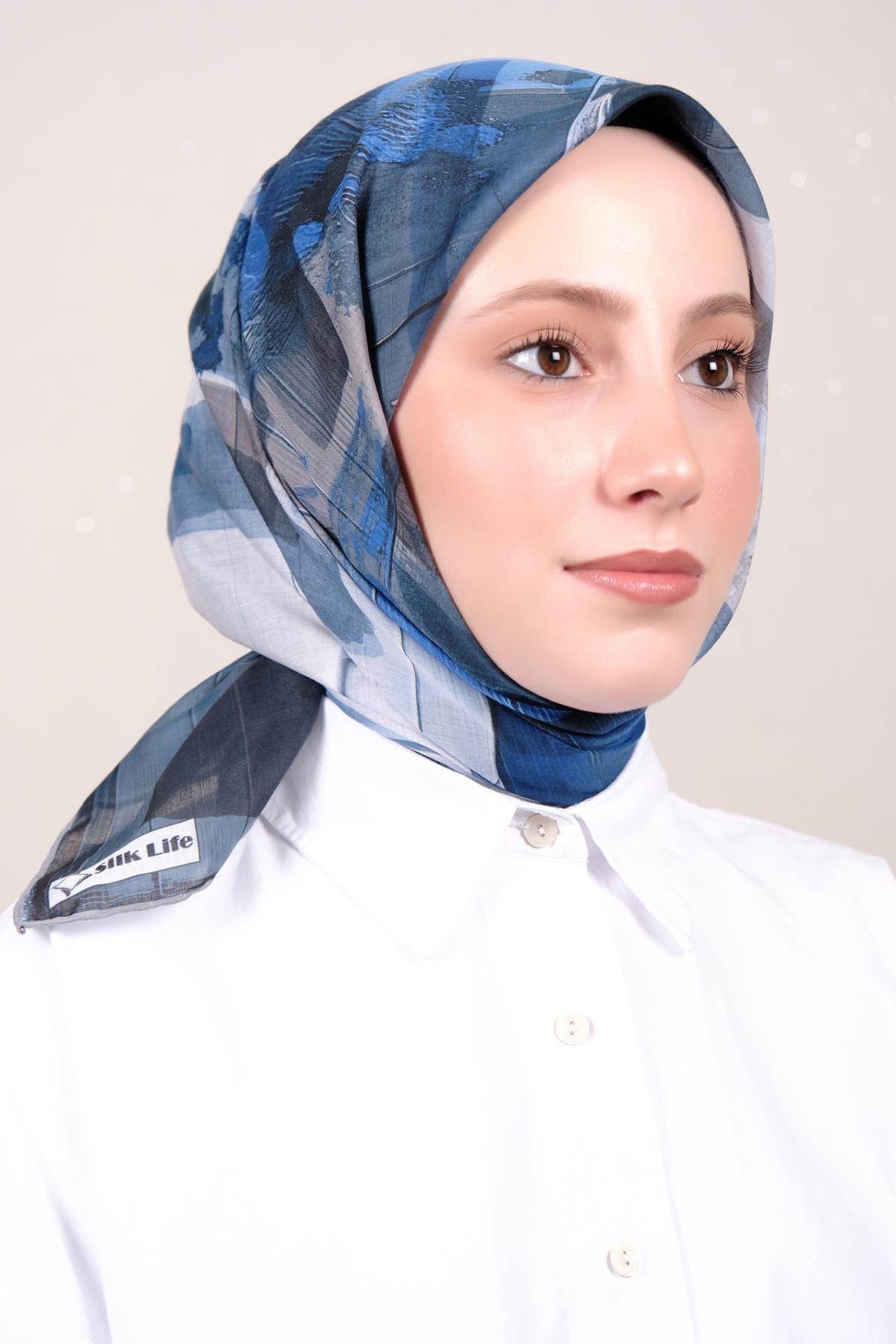 Silk Life Firuze Soft Eşarp 1712-2