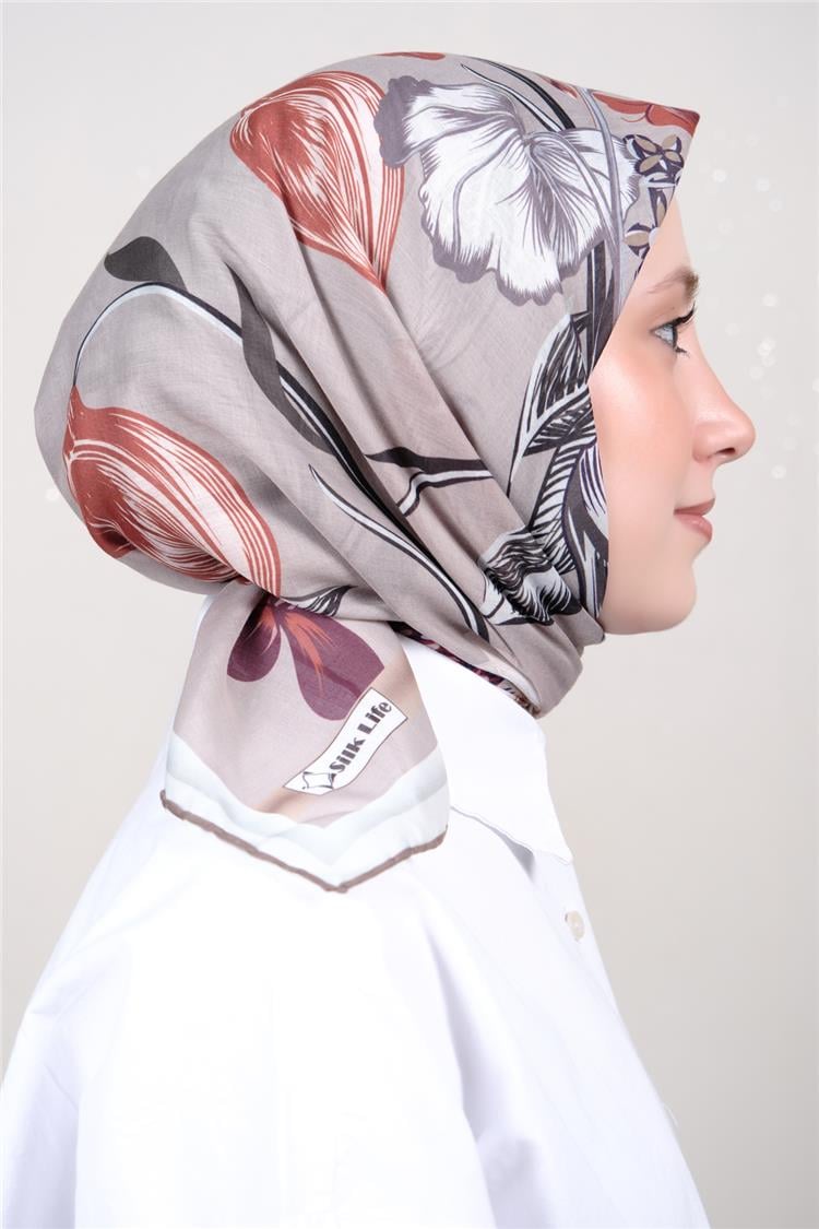 Silk Life Firuze Soft Eşarp 1714-12 