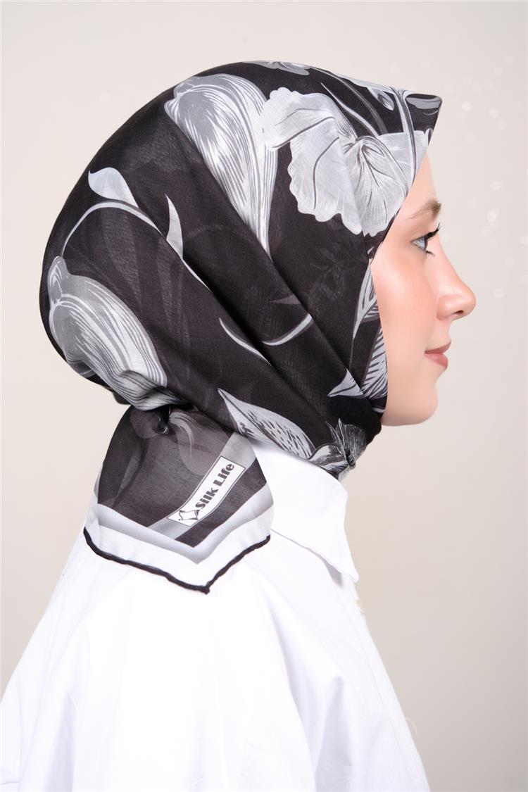 Silk Life Firuze Soft Eşarp 1714-7