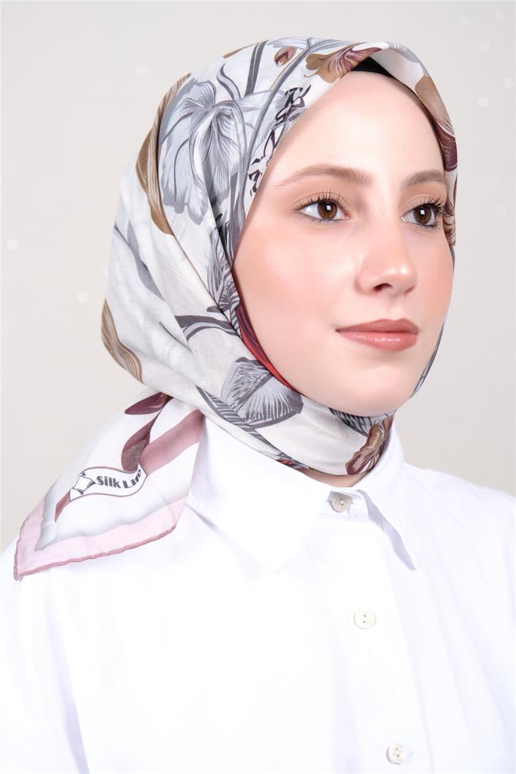 Silk Life Firuze Soft Eşarp 1714-8