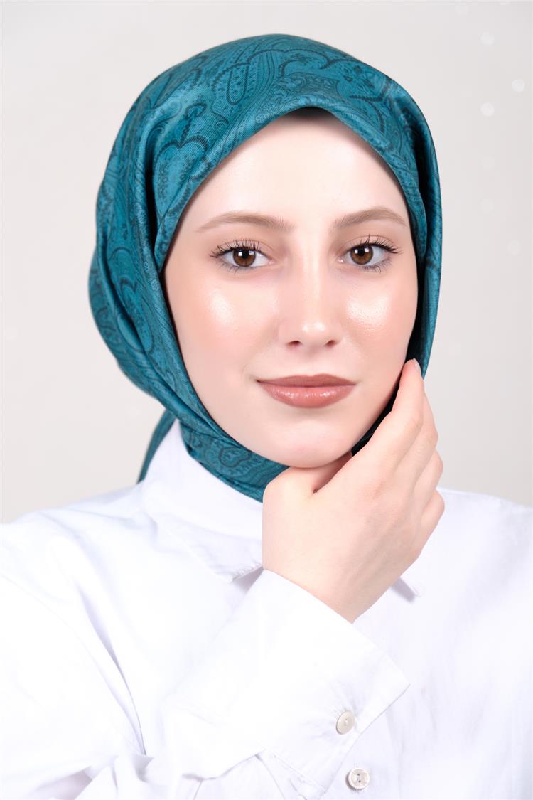 Silk Life Firuze Soft Eşarp 1716-7