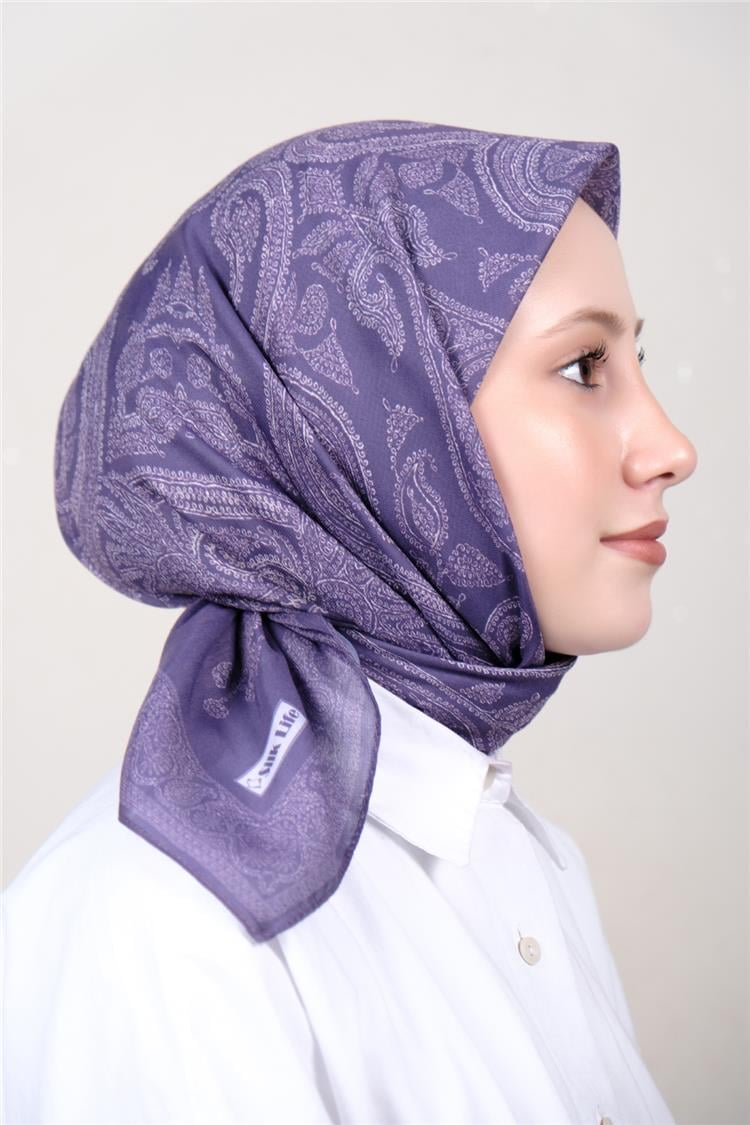 Silk Life Firuze Soft Eşarp 1719-4