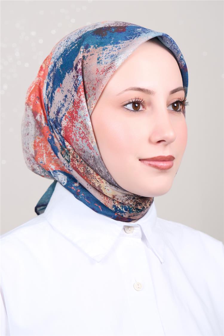 Silk Life Firuze Soft Eşarp 1720-12