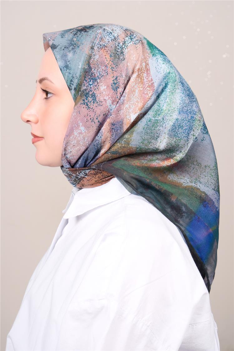 Silk Life Firuze Soft Eşarp 1720-2
