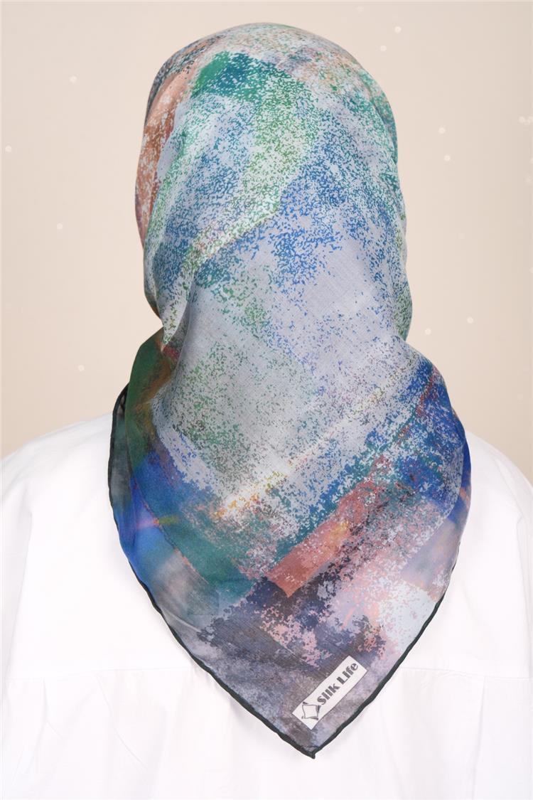 Silk Life Firuze Soft Eşarp 1720-2