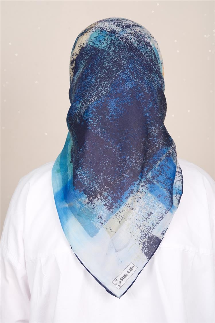 Silk Life Firuze Soft Eşarp 1720-7