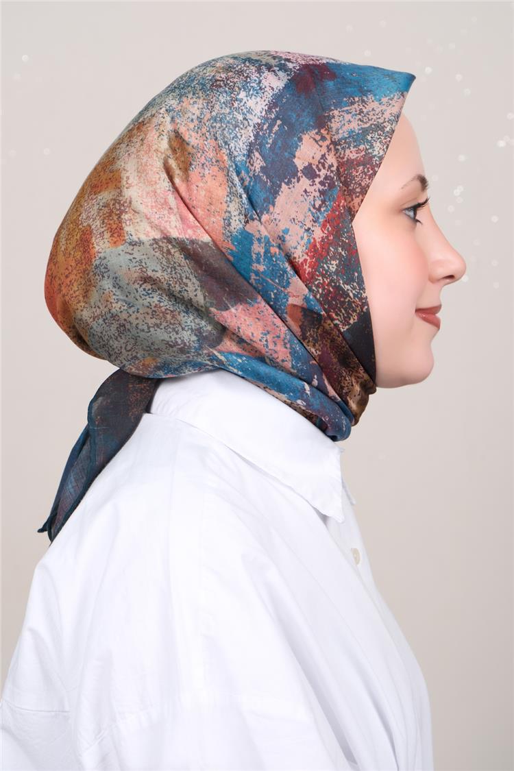 Silk Life Firuze Soft Eşarp 1720-9