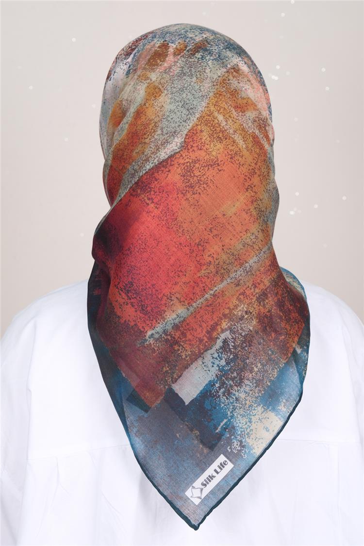 Silk Life Firuze Soft Eşarp 1720-9
