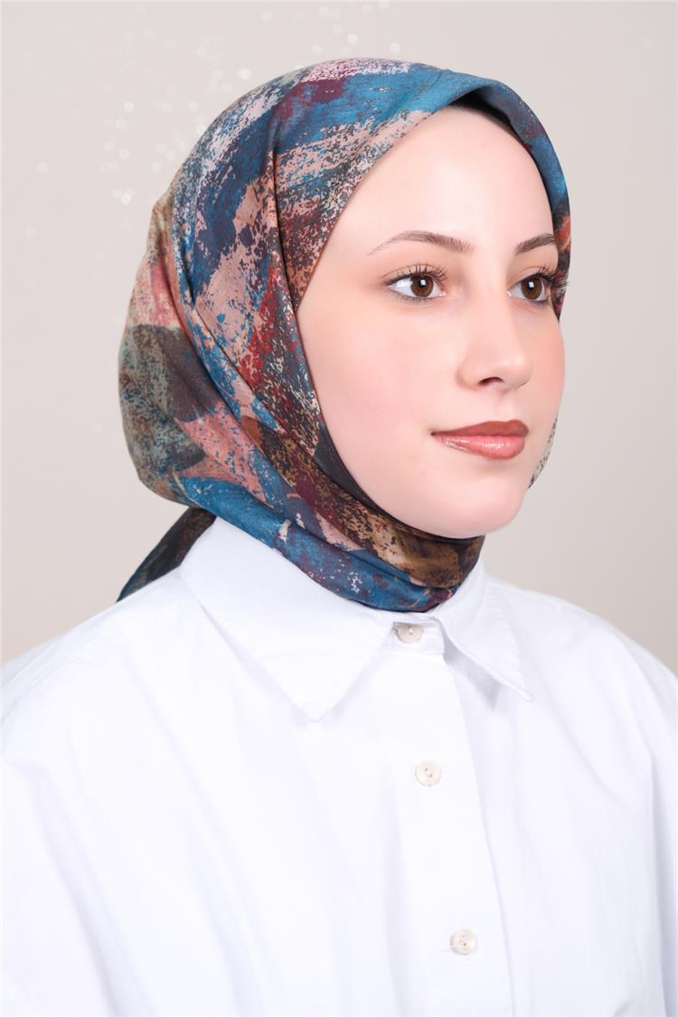 Silk Life Firuze Soft Eşarp 1720-9