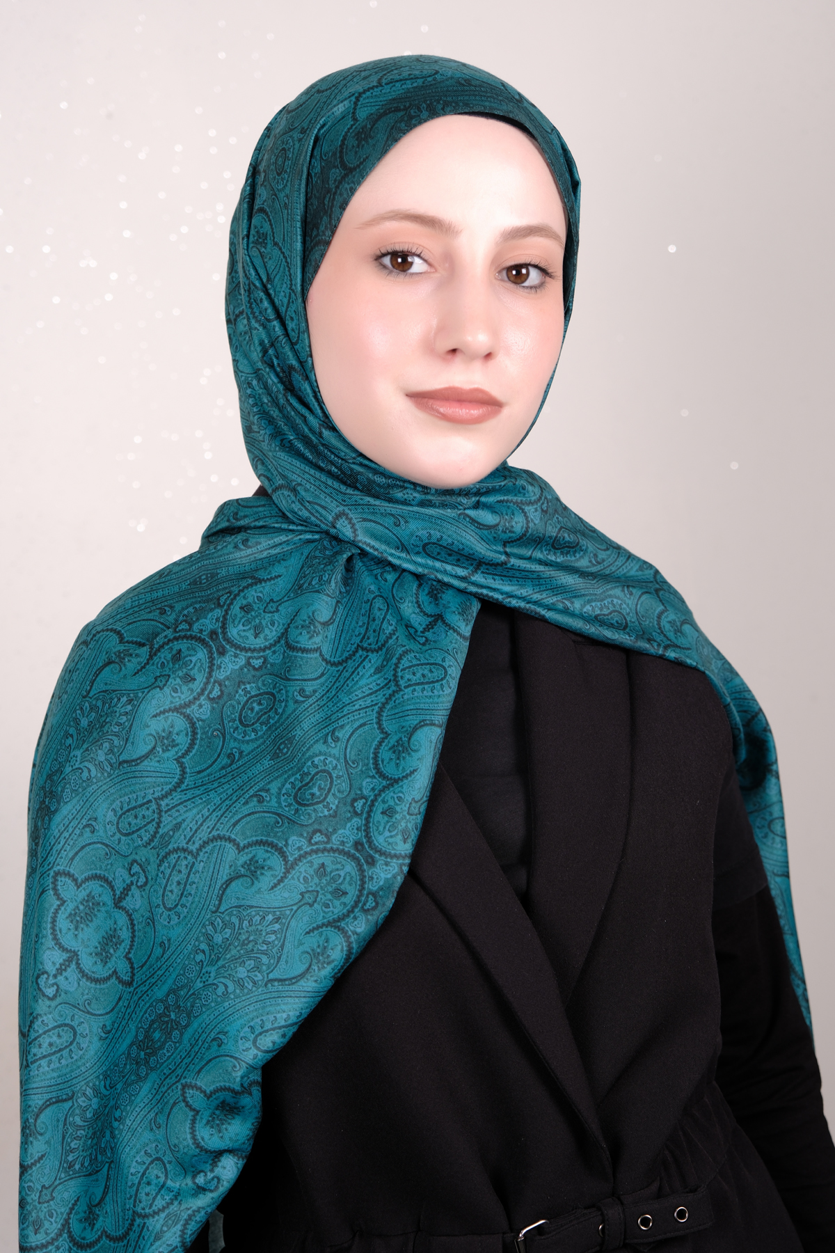 Silk Life Firuze Soft Şal 1510-2