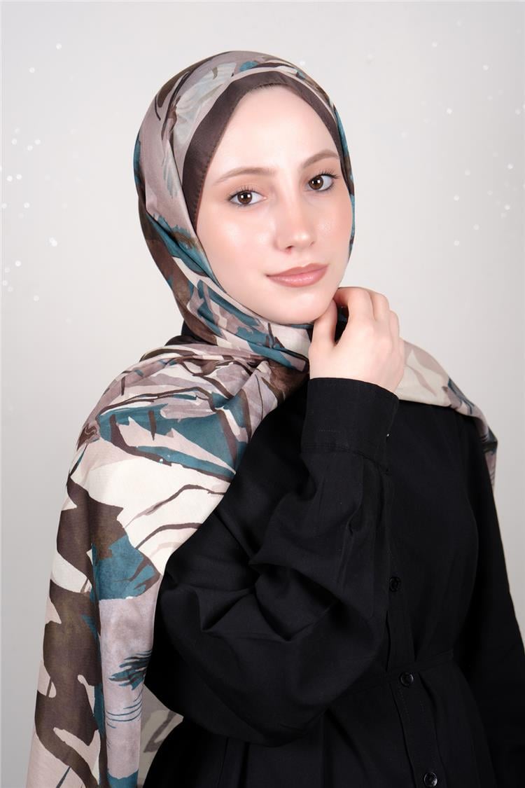 Silk Life Firuze Soft Şal 1513-14