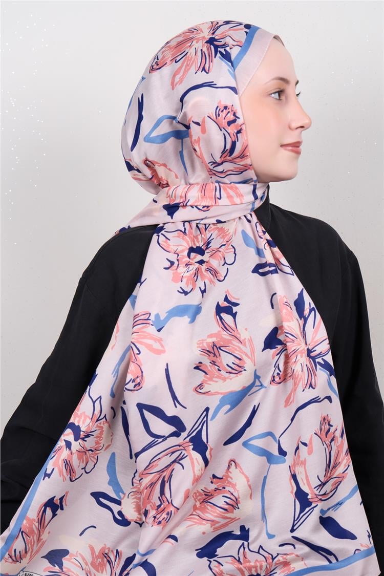 Silk Life Firuze Soft Şal 1522-3