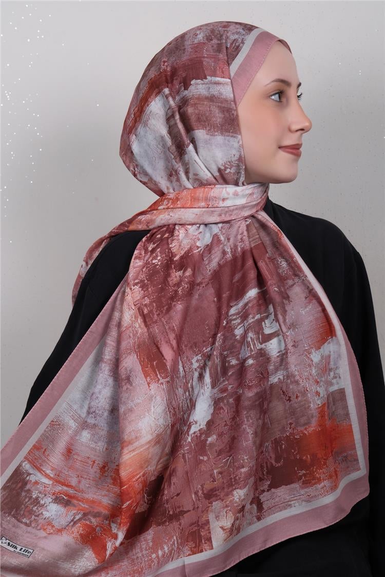 Silk Life Firuze Soft Şal 1523-3