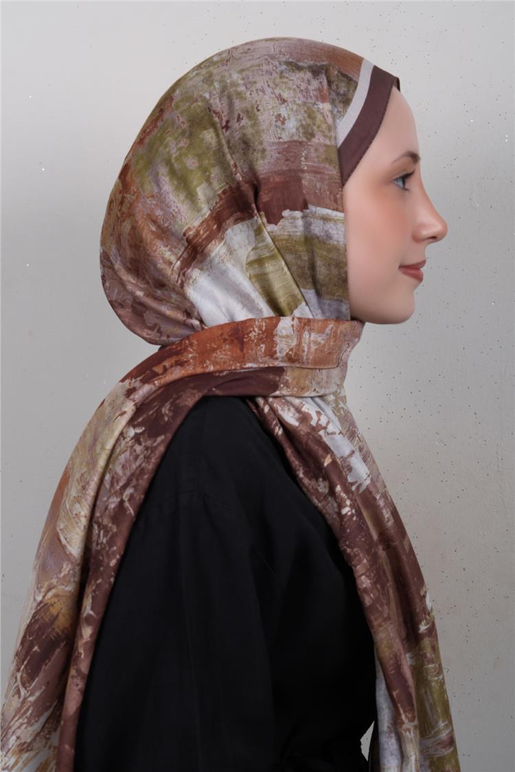 Silk Life Firuze Soft Şal 1523-4