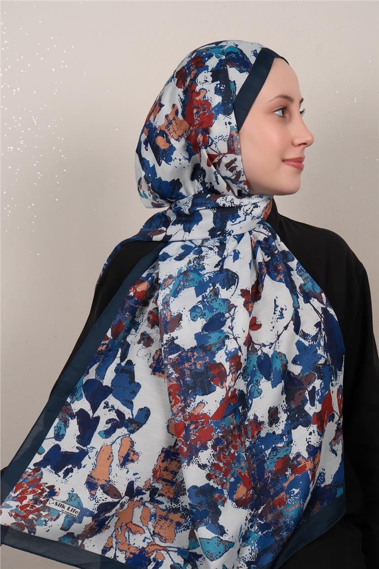 Silk Life Firuze Soft Şal 1525-9