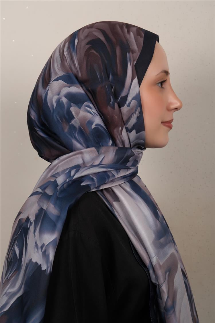 Silk Life Firuze Soft Şal 1526-6