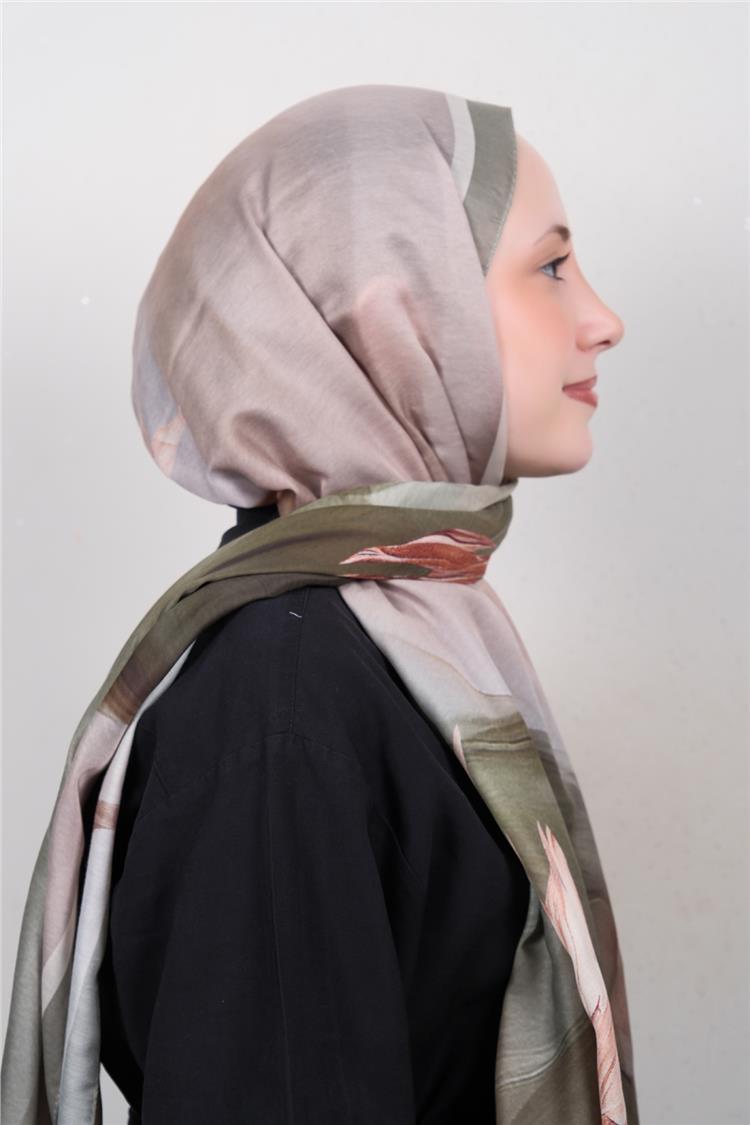 Silk Life Firuze Soft Şal 1528-2