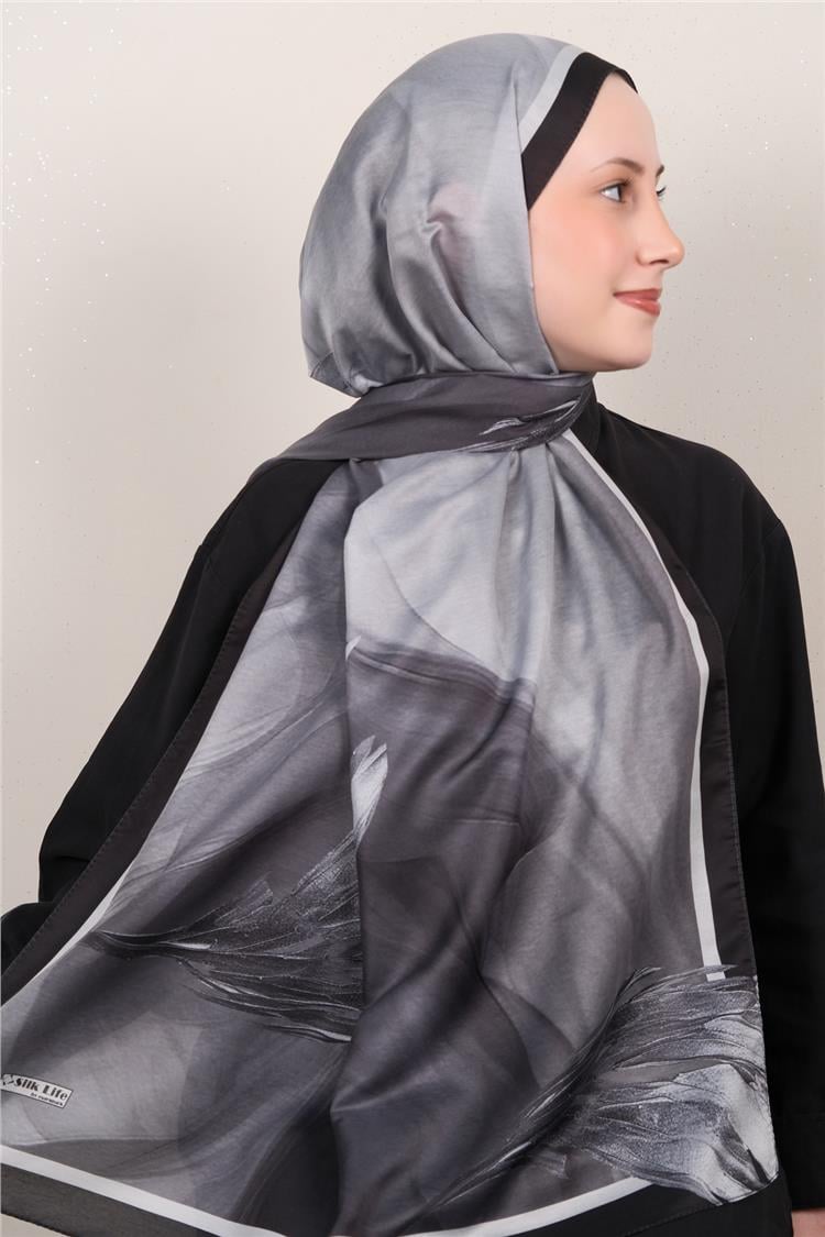 Silk Life Firuze Soft Şal 1528-3