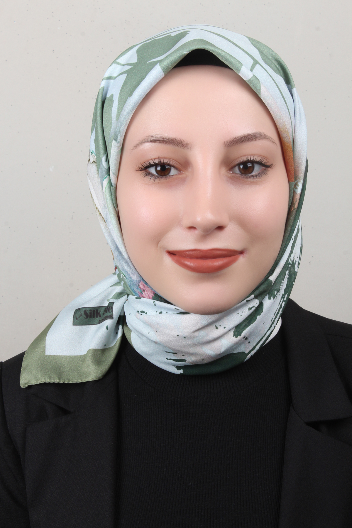 Silk Life Lotus Eşarp 4120-2 Yeşil