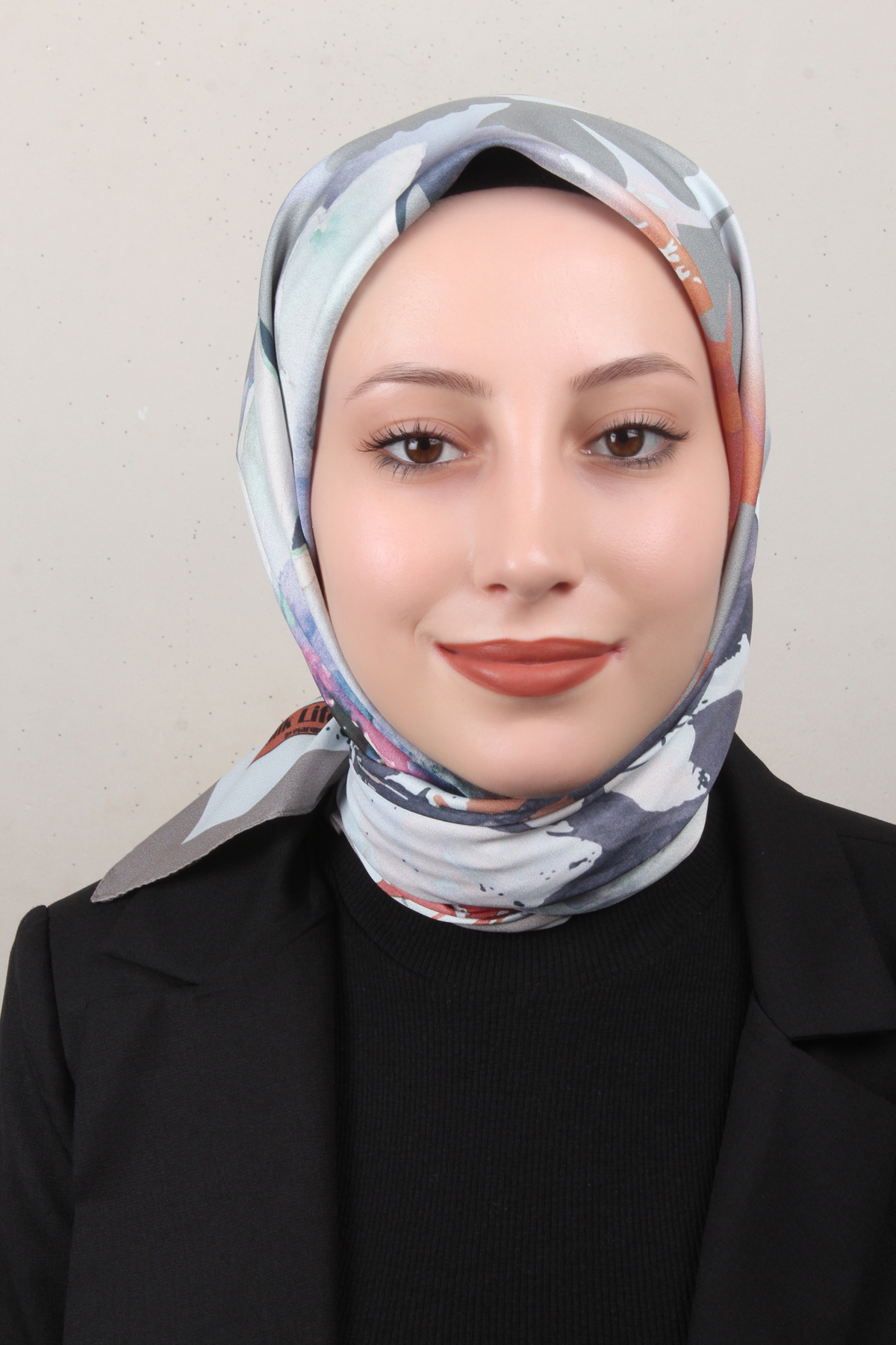Silk Life Lotus Eşarp 4120-6 Duman