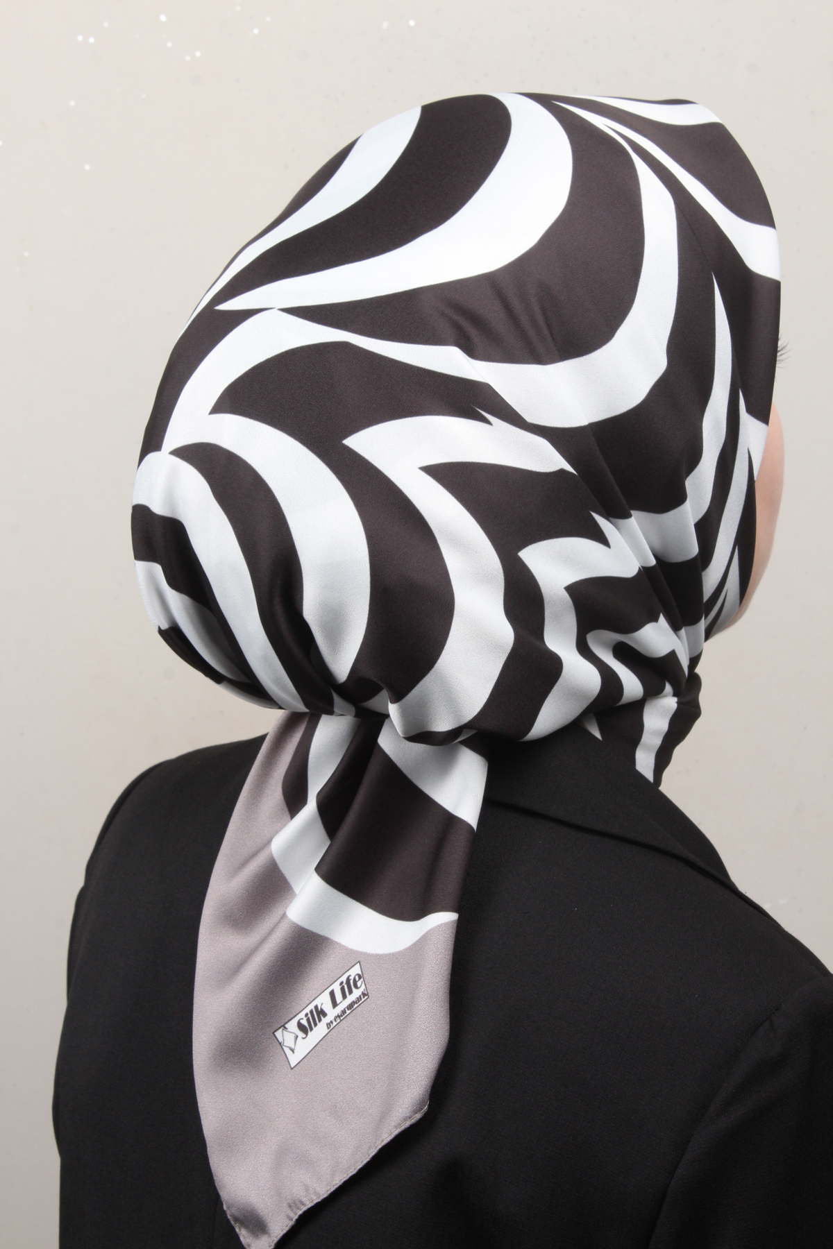 Silk Life Lotus Eşarp 4122-6 Gri