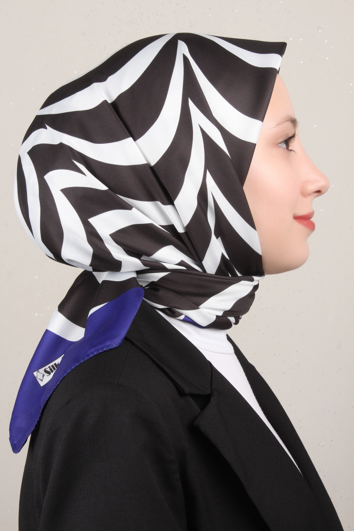 Silk Life Lotus Eşarp 4122-8 Mor