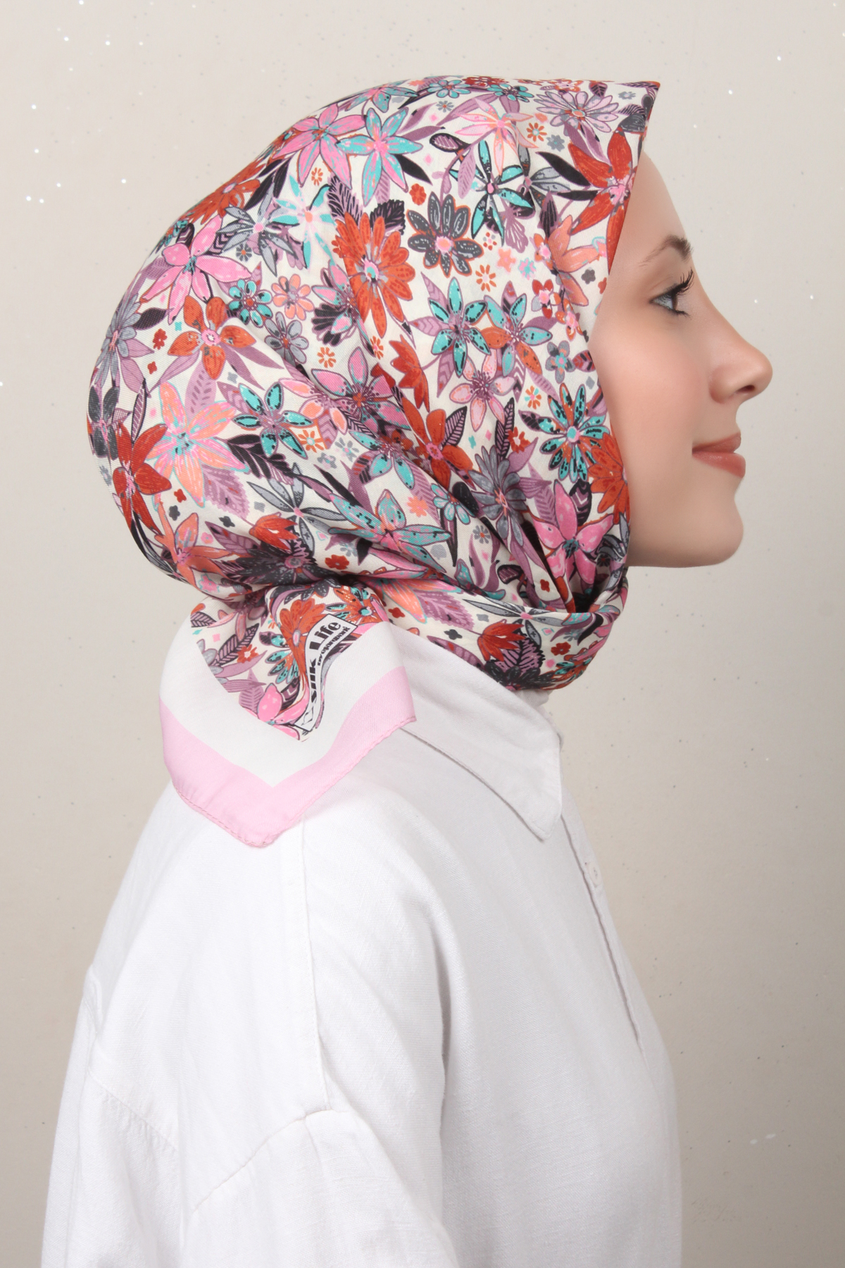 Silk Life Soft Pamuk Eşarp 4133-12