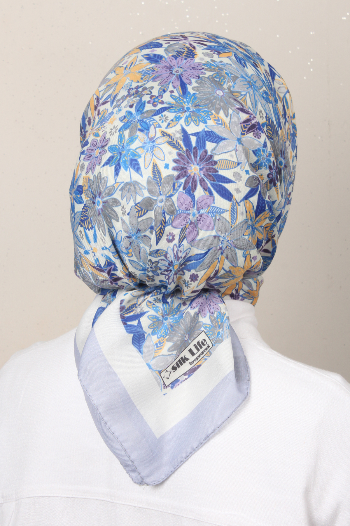 Silk Life Soft Pamuk Eşarp 4133-7 Lila