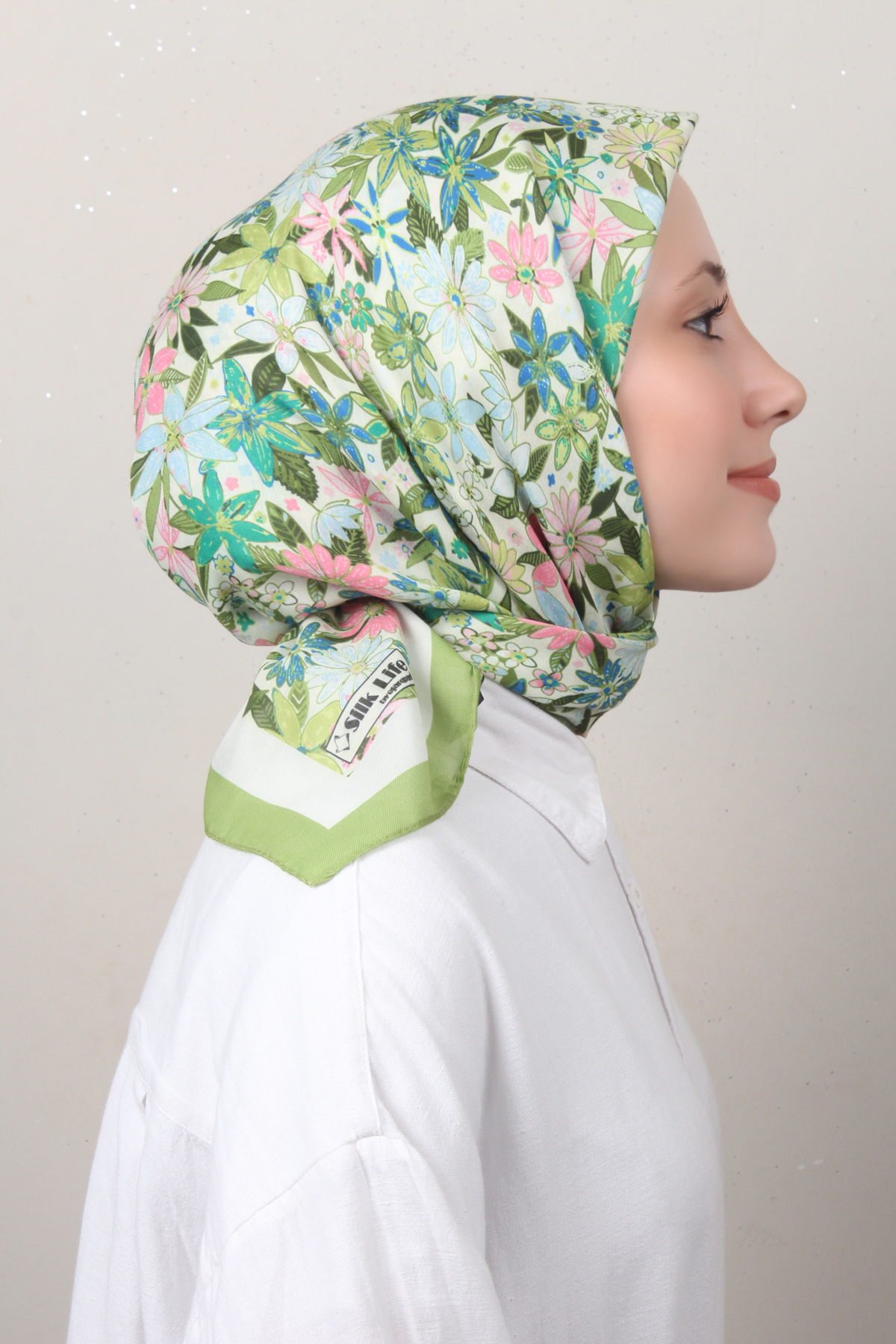 Silk Life Soft Pamuk Eşarp 4133-8 