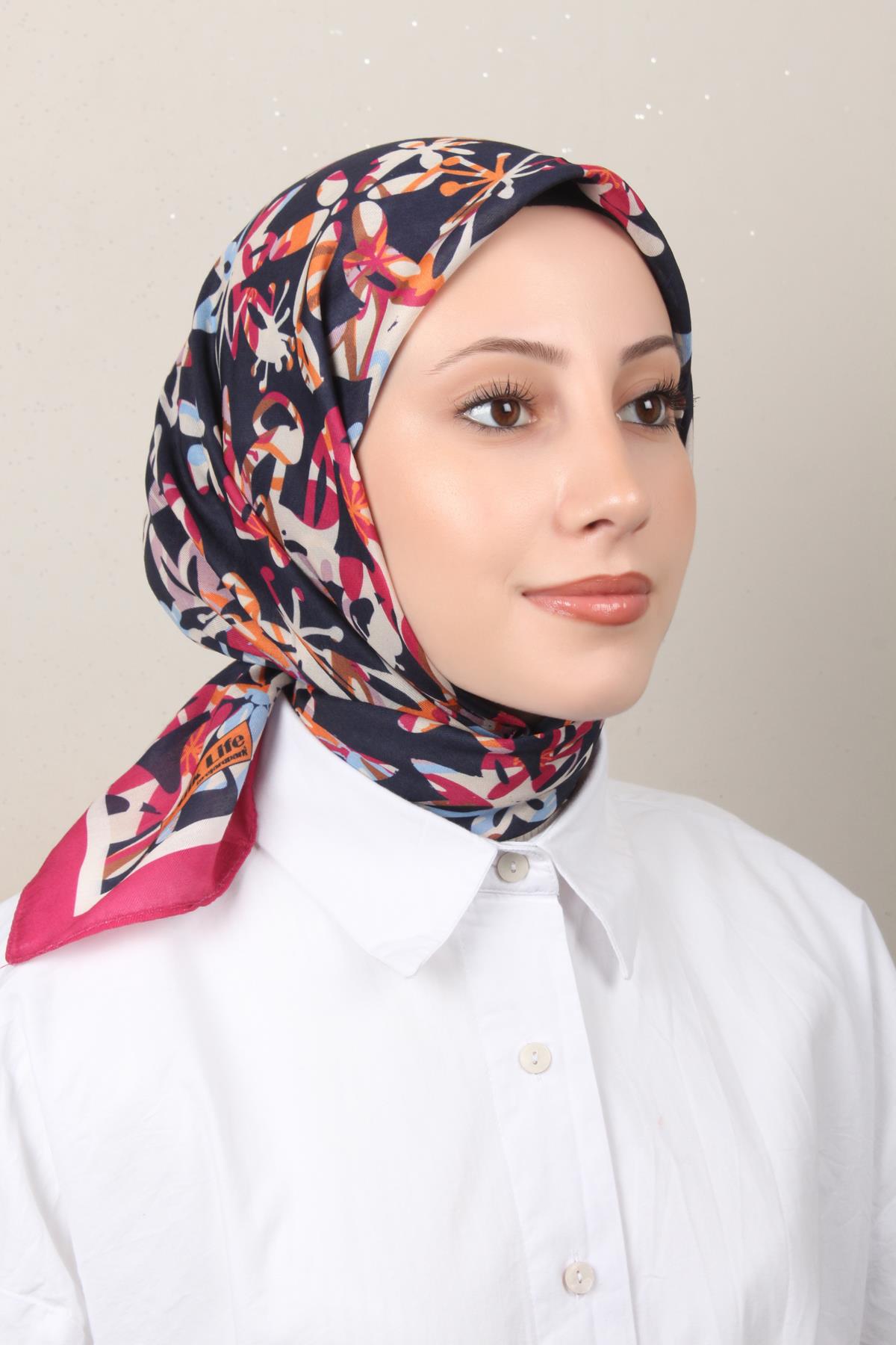 Silk Life Soft Pamuk Eşarp 4134-10
