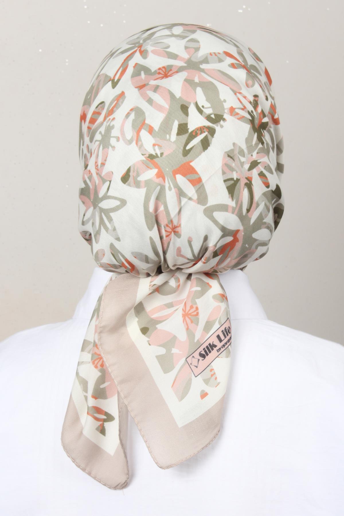 Silk Life Soft Pamuk Eşarp 4134-3 