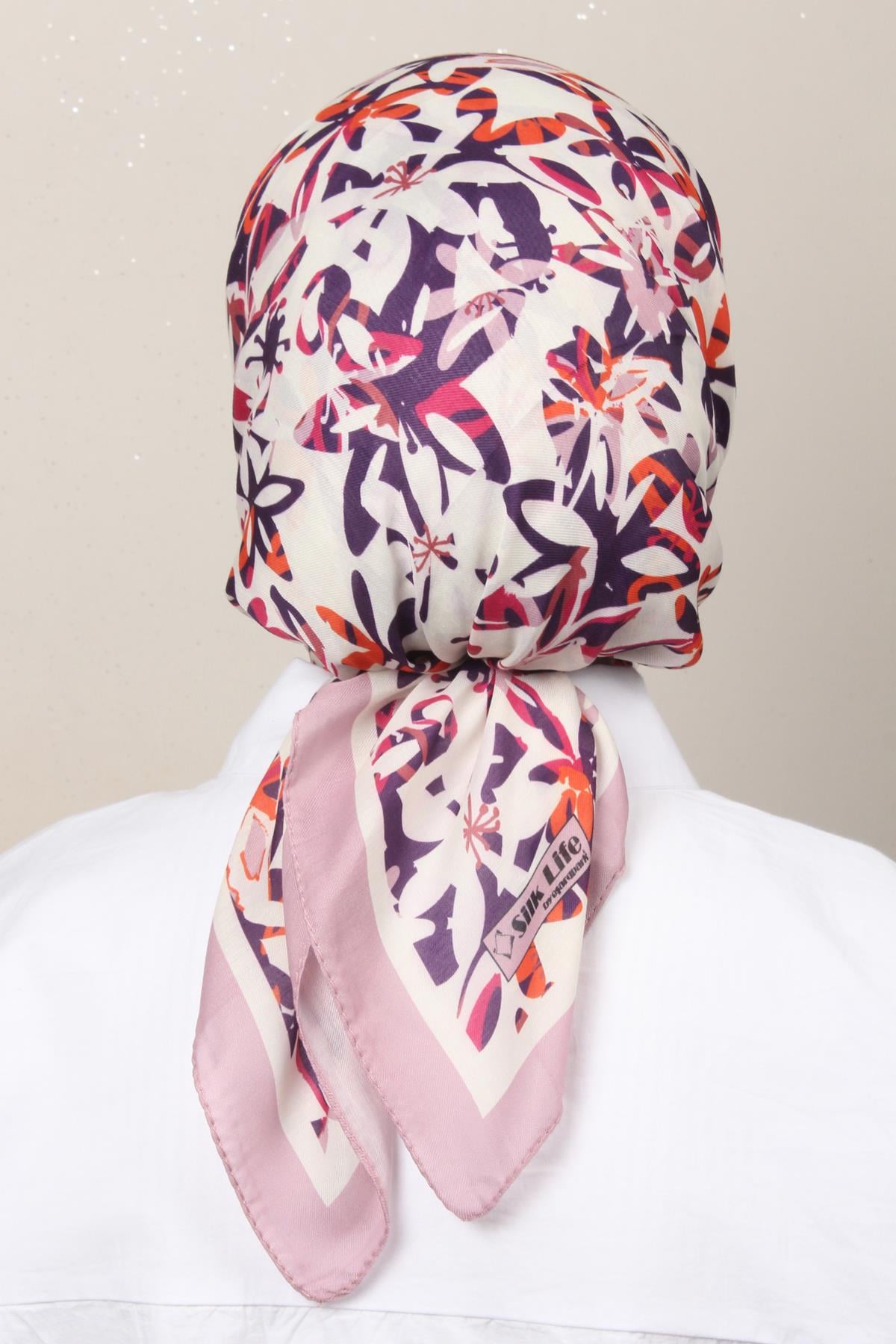 Silk Life Soft Pamuk Eşarp 4134-5