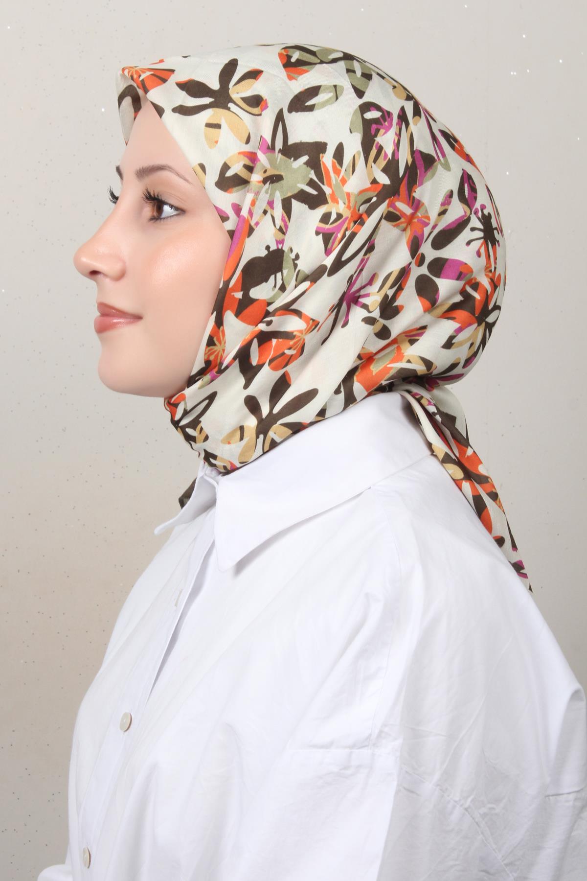 Silk Life Soft Pamuk Eşarp 4134-7