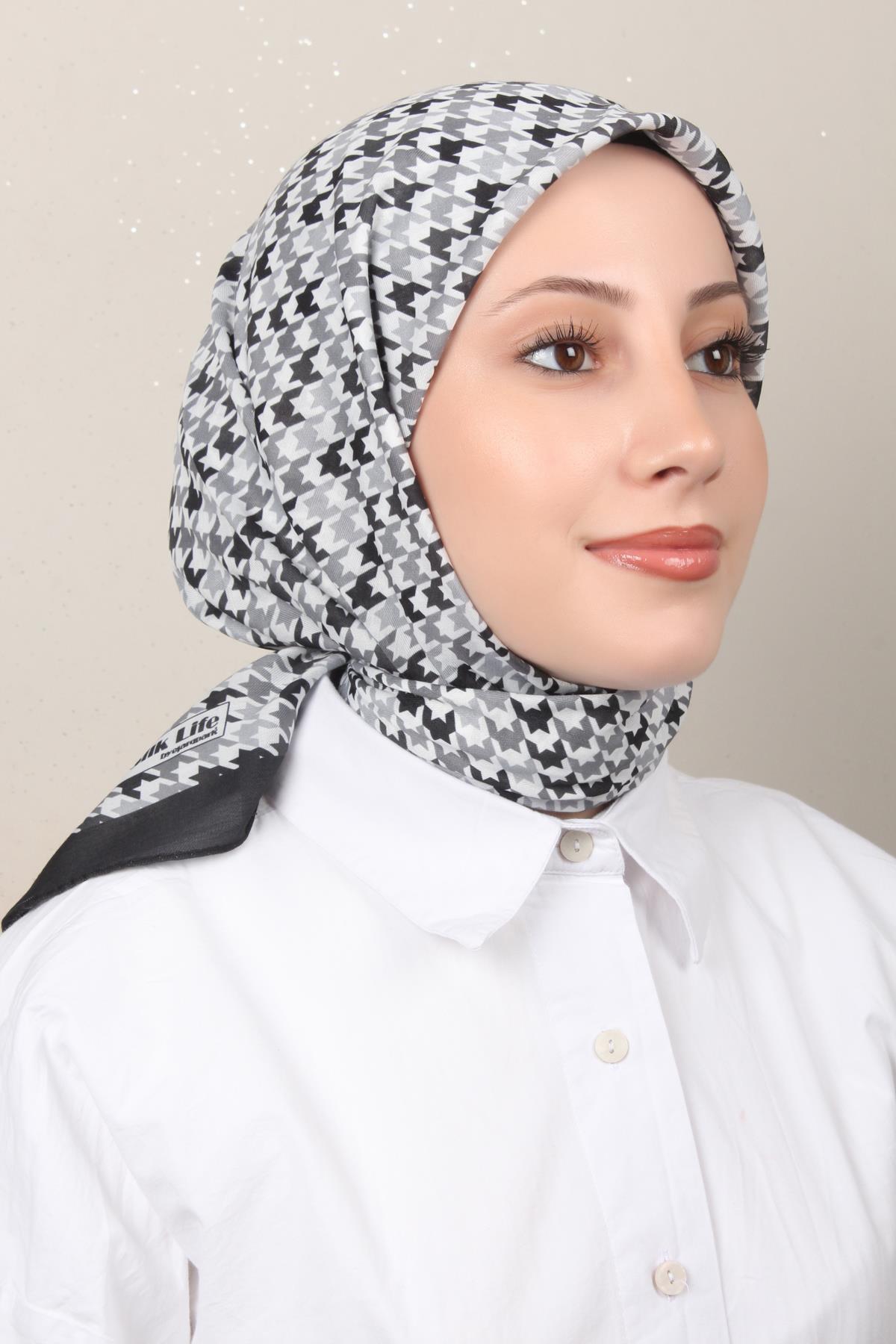 Silk Life Soft Pamuk Eşarp 4140-11