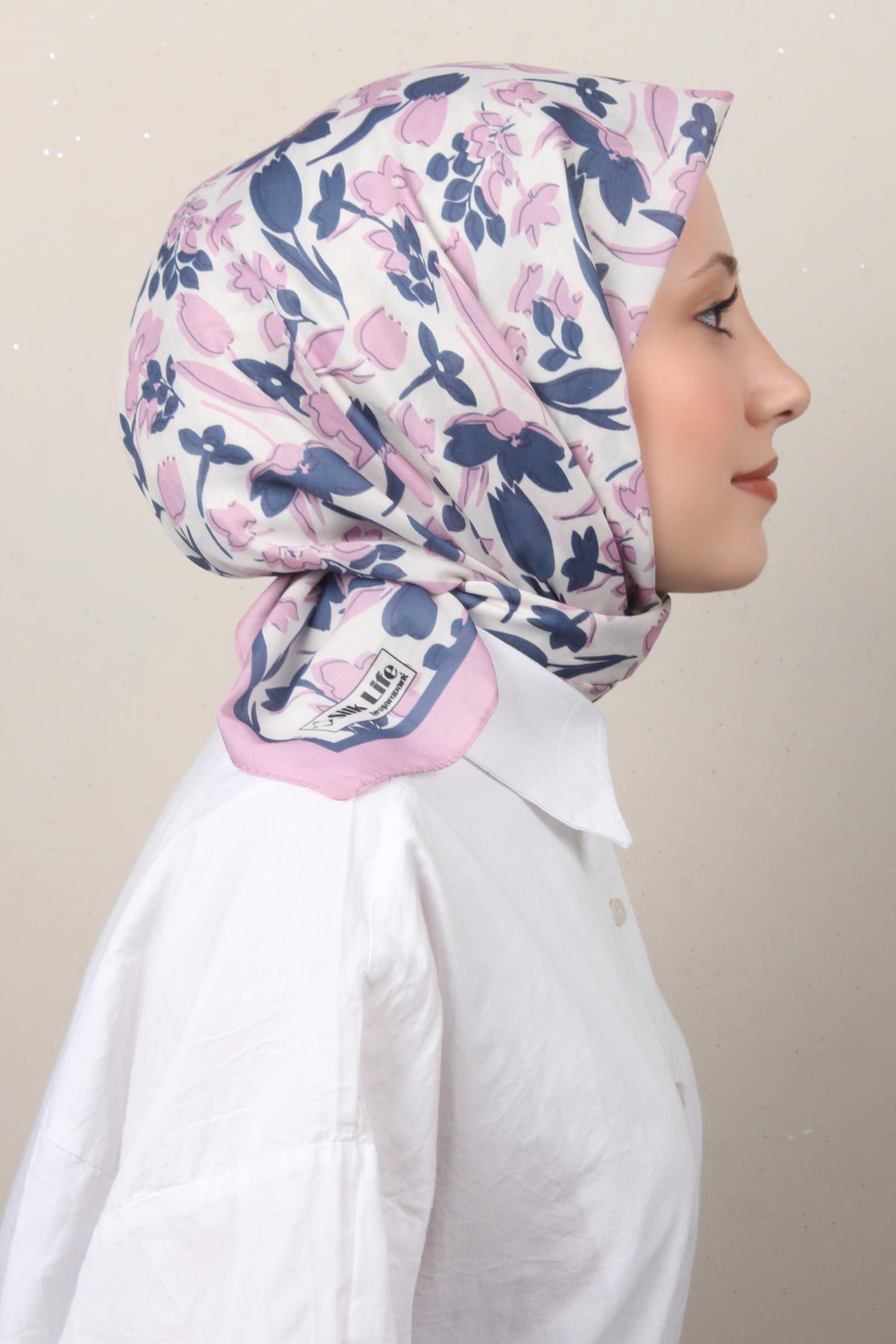 Silk Life Soft Pamuk Eşarp 4143-3