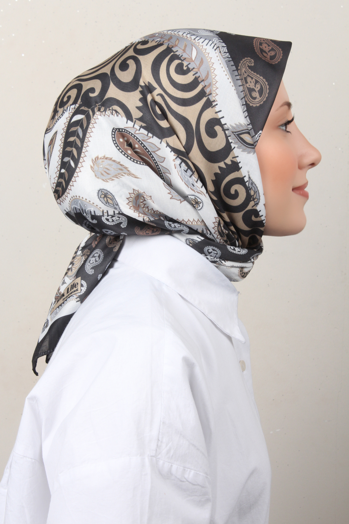 Silk Life Soft Pamuk Eşarp 4147-3