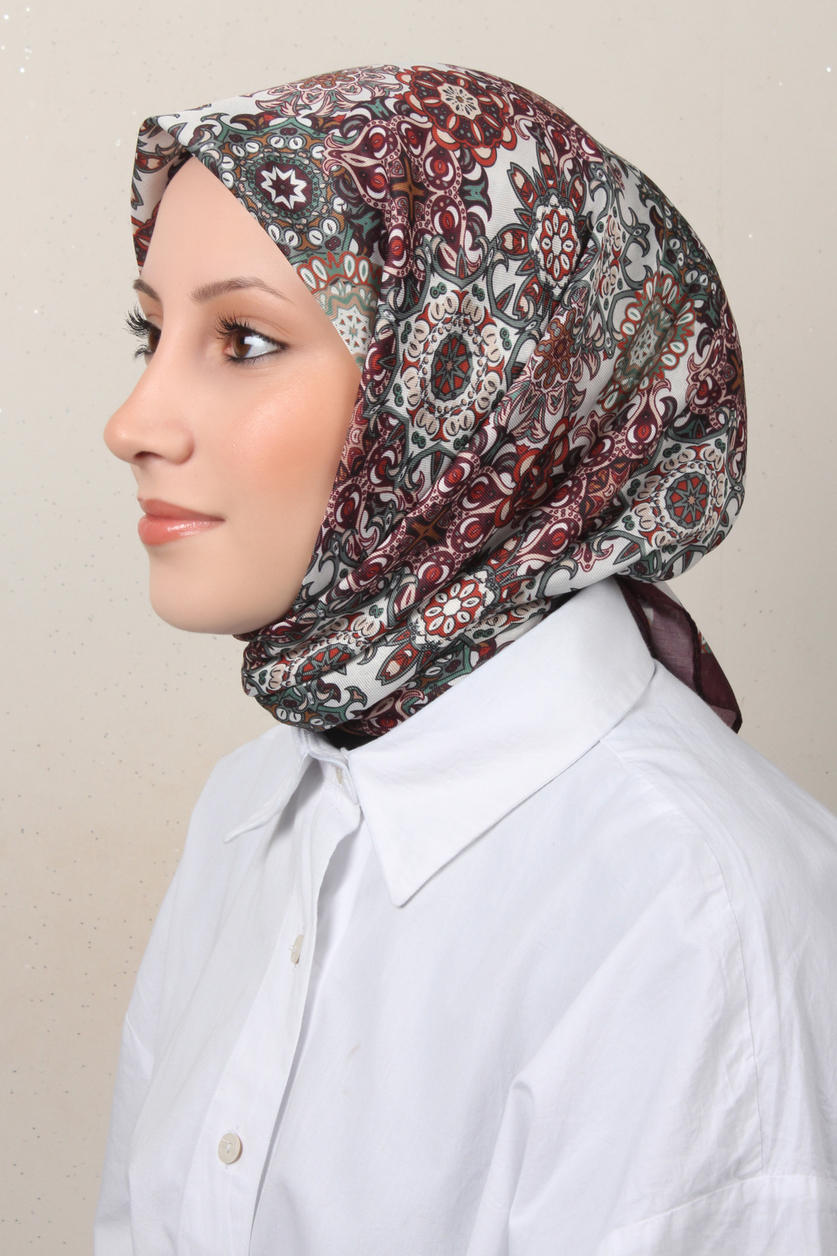 Silk Life Soft Pamuk Eşarp 4148-7