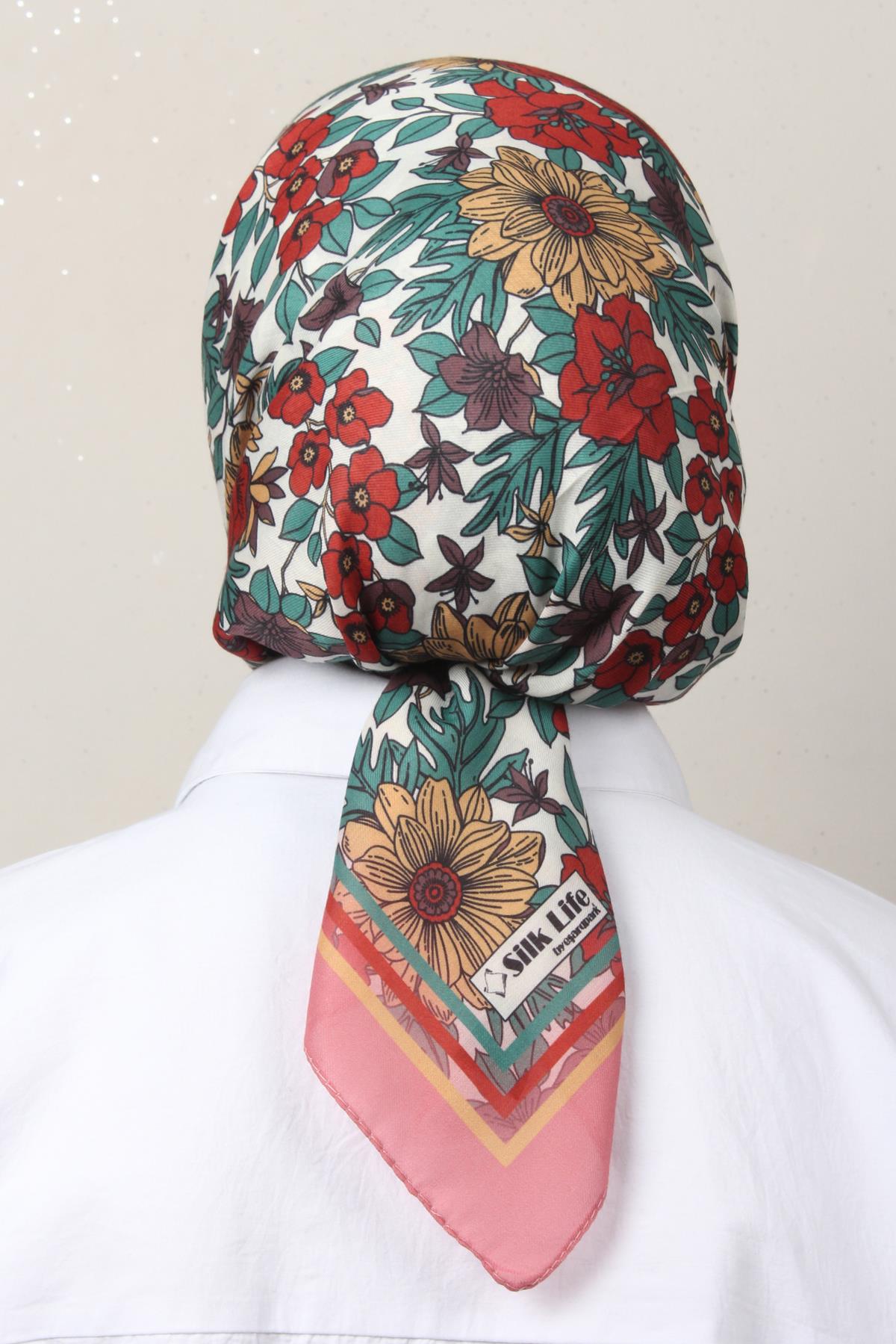 Silk Life Soft Pamuk Eşarp 4149-12