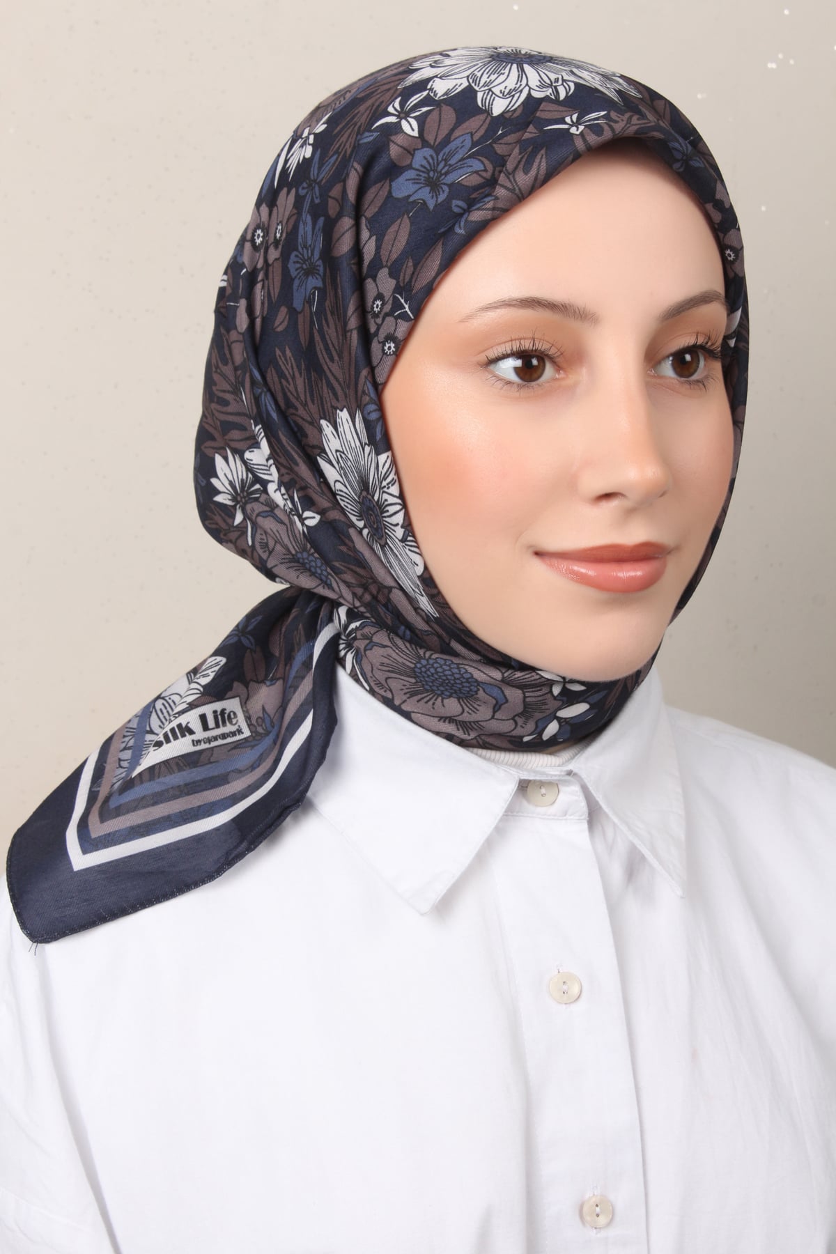 Silk Life Soft Pamuk Eşarp 4149-2