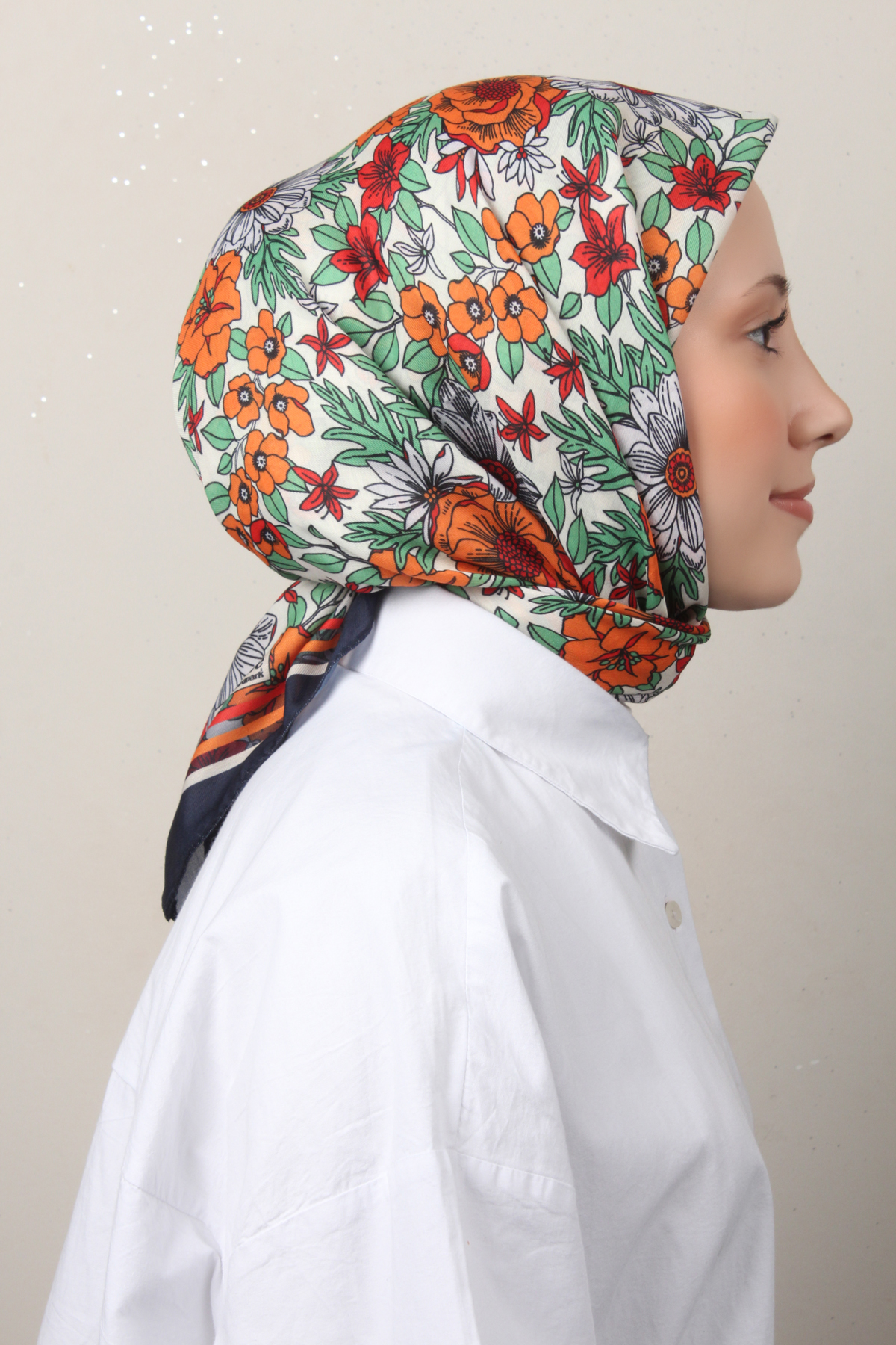Silk Life Soft Pamuk Eşarp 4149-7
