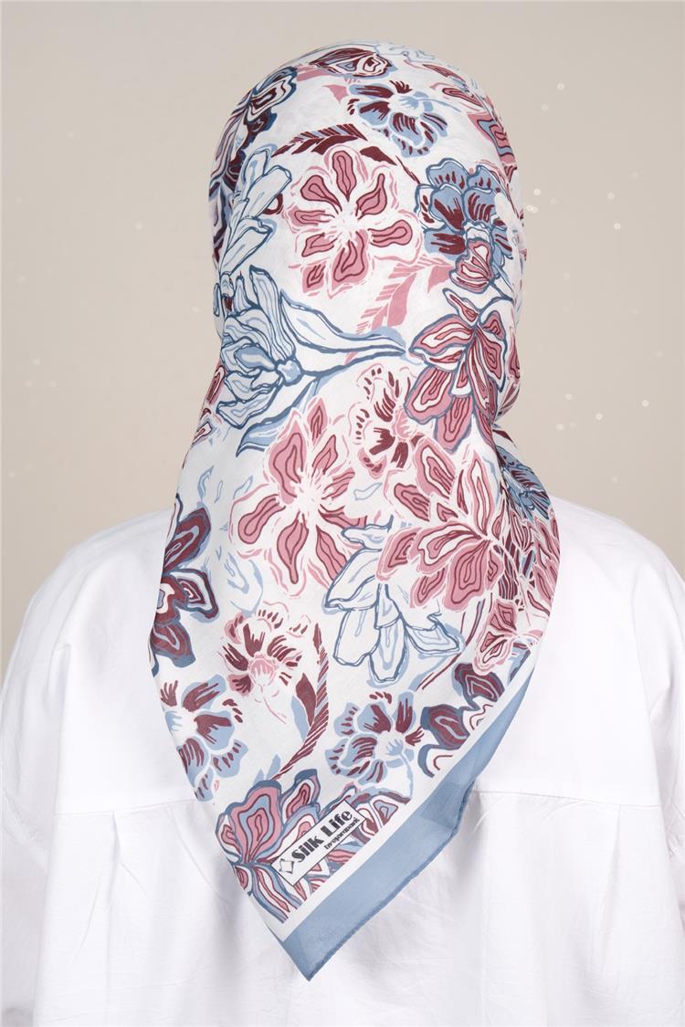 Silk Life Soft Pamuk Eşarp 4306-1