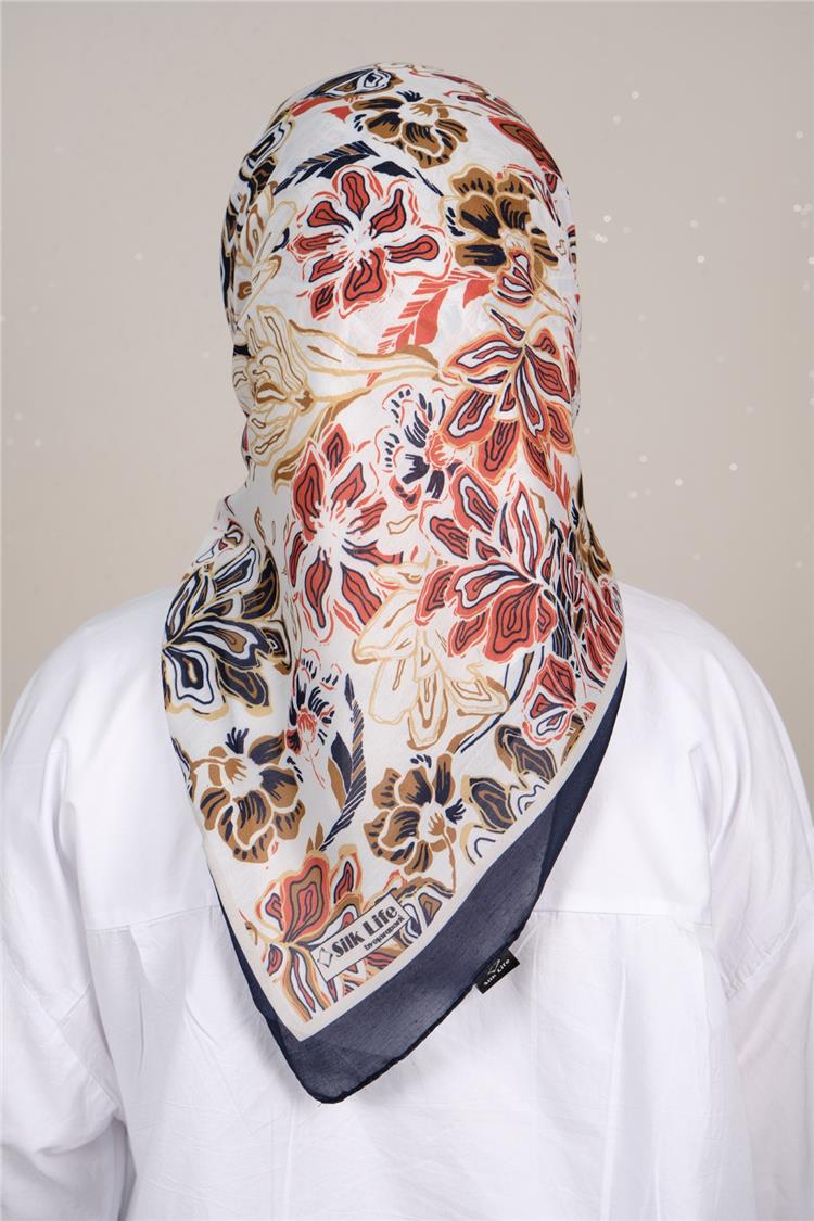 Silk Life Soft Pamuk Eşarp 4306-13 