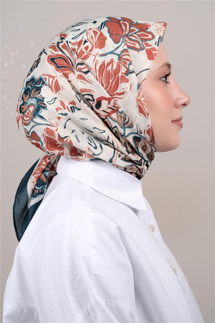 Silk Life Soft Pamuk Eşarp 4306-14 