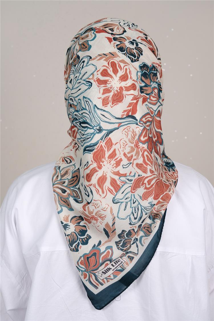 Silk Life Soft Pamuk Eşarp 4306-14 