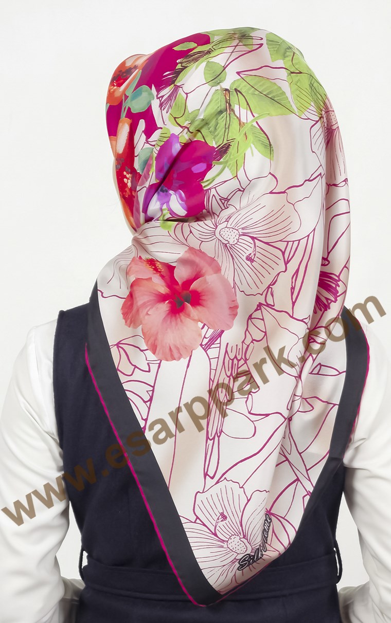 Silkhome indirimli İpek Eşarp 15016-13
