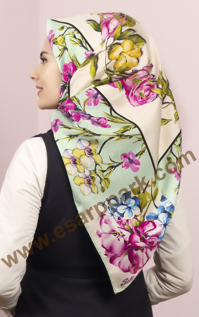 Silkhome indirimli İpek Eşarp 15055-3