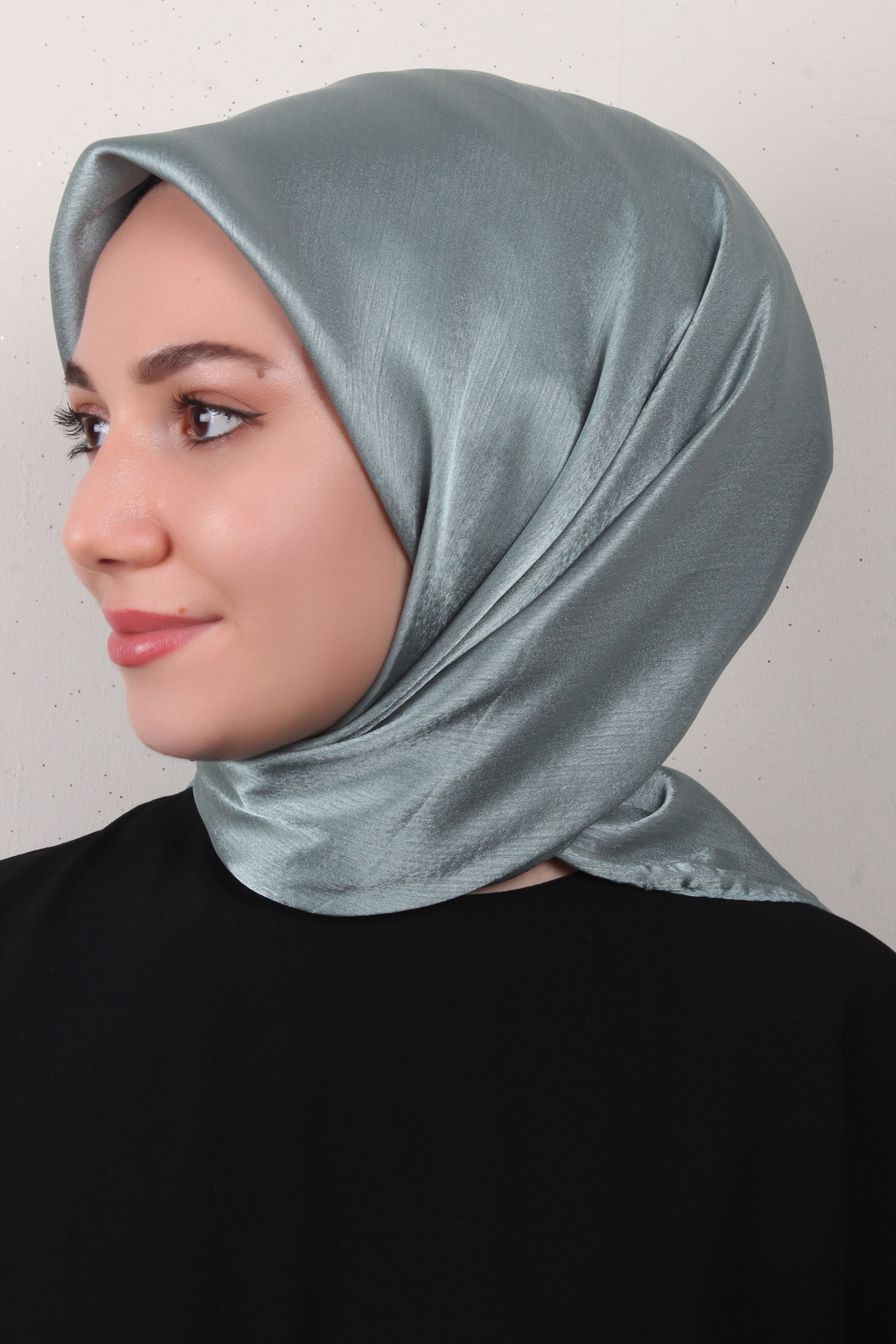 Silver Janjan Eşarp 4104-13 Mint Yeşili