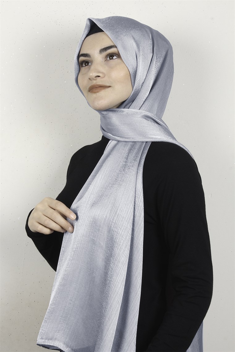 Silver Janjan Şal 2729-8 Gri