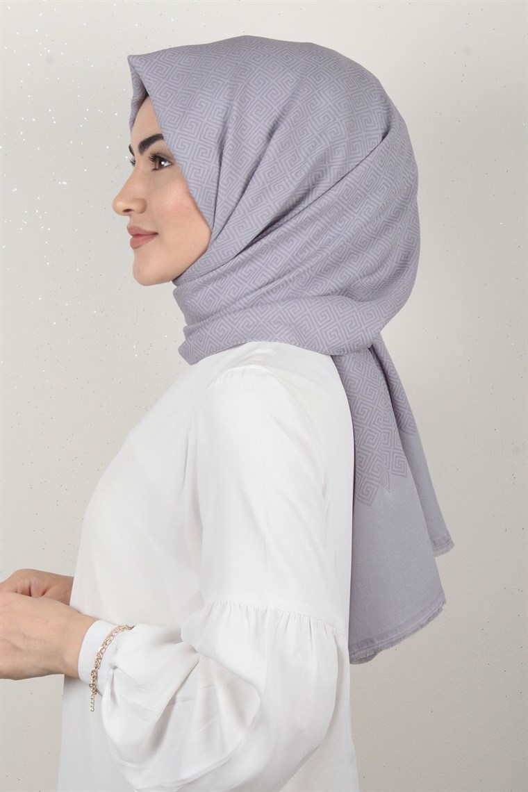Simerya Şal 1376-8 Lila